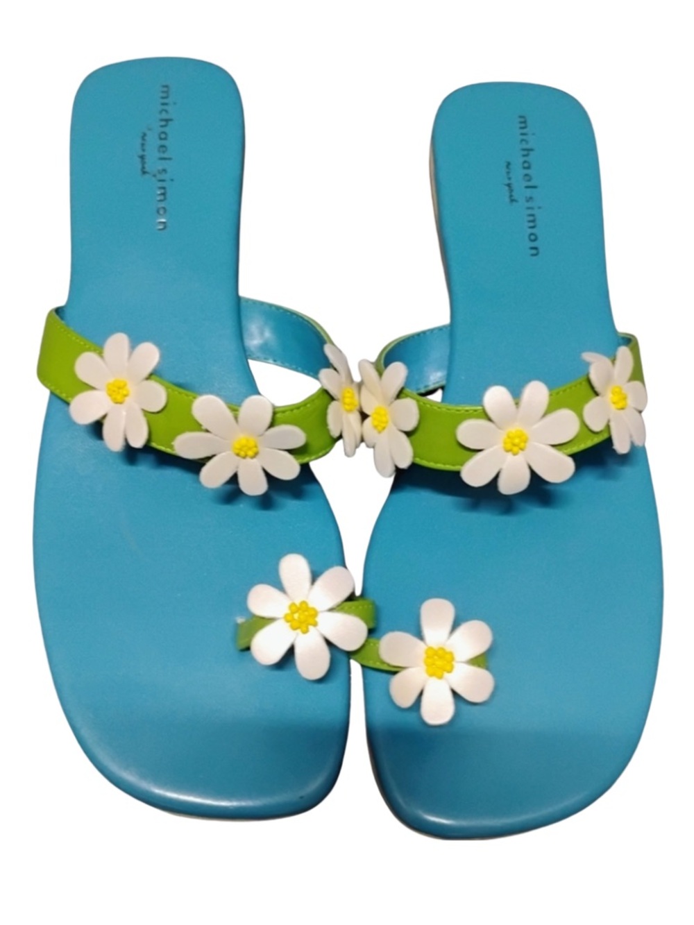 Michael Simon Daisy Flower Sandals